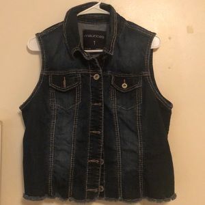 Maurices denim vest